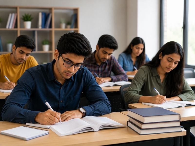 Students attending CS1 offline coaching in Delhi at Inflexion Point with expert faculty and interactive classroom learning.