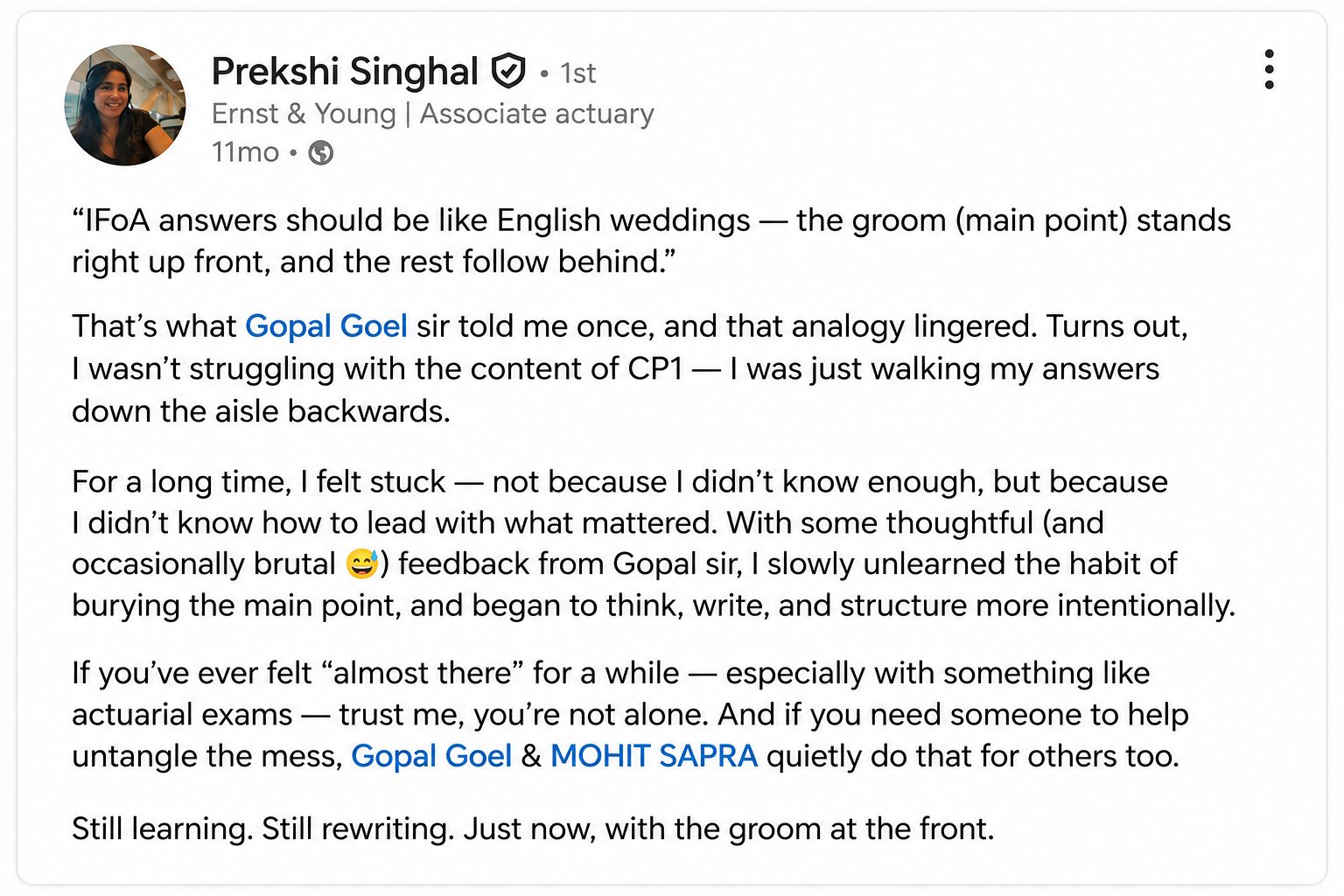 Prekshi Singhal
